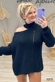 Boğazlı Triko Kazak
