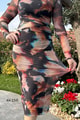 Büzgülü Mus Tül Elbise