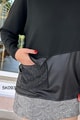Cebi Taş İşlemeli Deri Garnili Çilek Bluz