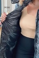 Çıkma Şapkalı Şişme Mont