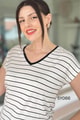 Çizgili Bambu Tshirt