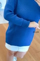 Degaje Yaka Desenli Triko Bluz