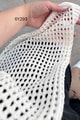 Delikli Uzun Triko Hırka