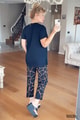 Desenli Capri Takım
