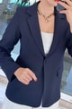 Double Krep Blazer Ceket