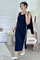 Elbise Bluz Şeritli Modal Takım