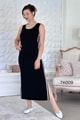 Elbise Bluz Şeritli Modal Takım