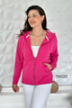 Fermuarlı Kapşonlu 2 İplik Sweatshirt