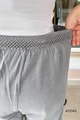 File Cepli Keten Harem Pantolon