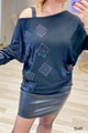 Gül  Baskılı Bluz