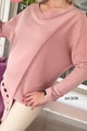 Halka Detay 2 İplik Asimetrik Sweat