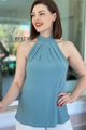 Halter Yaka Sandy Bluz