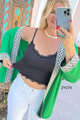 İp Askılı Dantelli Crop