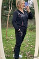 Kadıın Yüz Taş Baskılı Eşofman Takımı