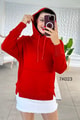 Kanguru Cepli Kapşonlu 2 İplik Sweatshirt