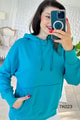 Kanguru Cepli Kapşonlu 2 İplik Sweatshirt