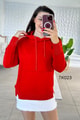 Kanguru Cepli Kapşonlu 2 İplik Sweatshirt