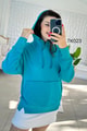Kanguru Cepli Kapşonlu 2 İplik Sweatshirt