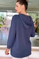 Kapşonlu Modal Sweatshirt