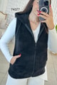 Kapşonlu Peluş Yelek