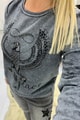Kartal Baskılı Sweat Shirt