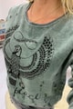 Kartal Baskılı Sweat Shirt