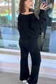 Kayık Yaka Triko Takım