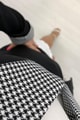 Kaz Ayağı Desenli Blazer Ceket