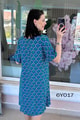 Kısa Kol Viskon Elbise