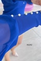 Kolları Şifon İncili Triko Bluz