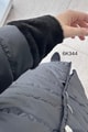 Kürk Detay Uzun Şişme Mont