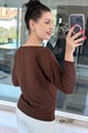 Kuş Gözlü Modal Kumaş Sweatshirt