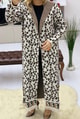 Leopar Desen Hırka