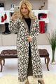 Leopar Desen Hırka