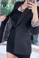 Leopar Garnili Ceket
