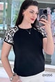 Leopar Garnili Merserize Triko Bluz