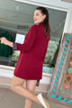 Leopar Garnili Uzun Blazer Ceket