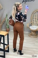 Likralı Kumaş Duble Paça Havuç Pantolon