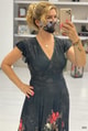 Maske Hediyeli Elbise