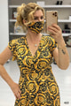 Maske Hediyeli Elbise