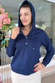 Modal Kumaş Kapşonlu Sweat