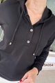 Modal Kumaş Kapşonlu Sweat