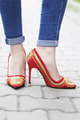 Nakış İşlemeli Stiletto