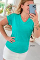 Omuzu Dantel Detay Tshirt