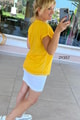 Omuzu Dantel Detay Tshirt