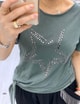 Önden Baglamalı Tshirt