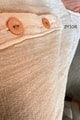 Önden Yarım Düğmeli Batik Gömlek