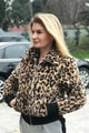 Pelus Leopar Bomber Ceket