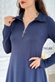 Polo Yaka Modal Elbise