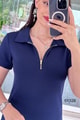 Polo Yaka Modal Kumaş Elbise